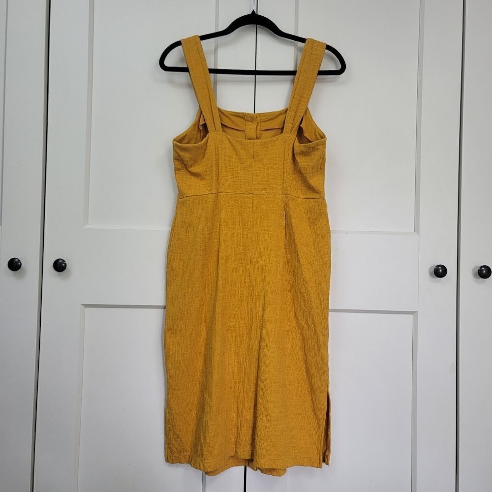 Madewell texture and thread button front tank dress, medium - Picture 7 of 12